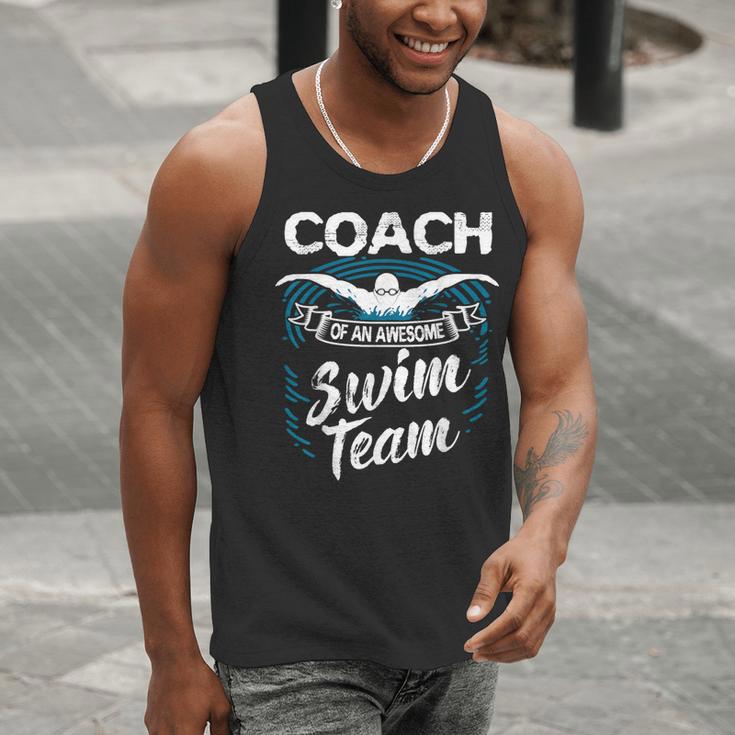 Swim Coach Professional Instructor Swimming Lesson Sport Men Tank Top