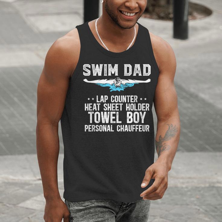 Swim Dad Definition Swimming Dad Of A Swimmer Dad Men Tank Top