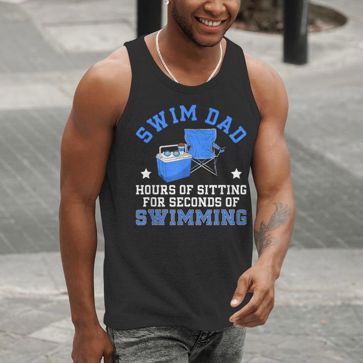 Swim Dad Of A Swimmer Dad Swim Father Swimming Dad Men Tank Top