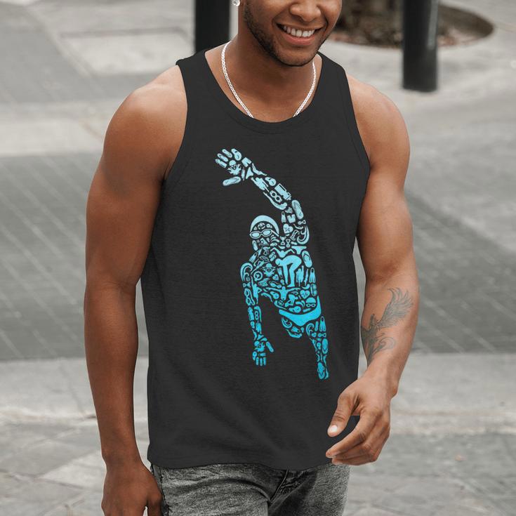 Swim Sport Athletes Swimmer Dad Boys Competitive Swimming Men Tank Top Swim Sport Athletes Swimmer Dad Boys Competitive Swimming Men Tank Top