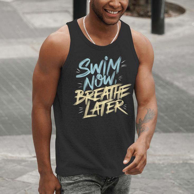 Swimmer Saying Swim Team Swimming Men Tank Top Swimmer Saying Swim Team Swimming Men Tank Top