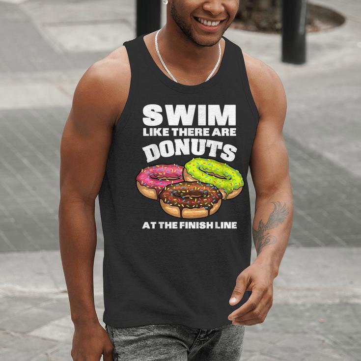 Swimming Donut Men Women Swimmer Sports Athlete Men Tank Top Swimming Donut Men Women Swimmer Sports Athlete Men Tank Top