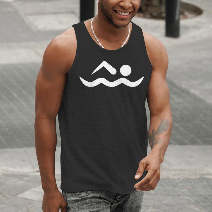 Swimming Icon Men Tank Top