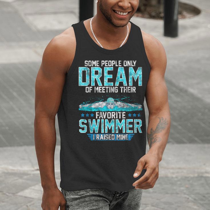 Swimming Parent Swimmer Mom Dad My Favorite Swim Meet Men Tank Top