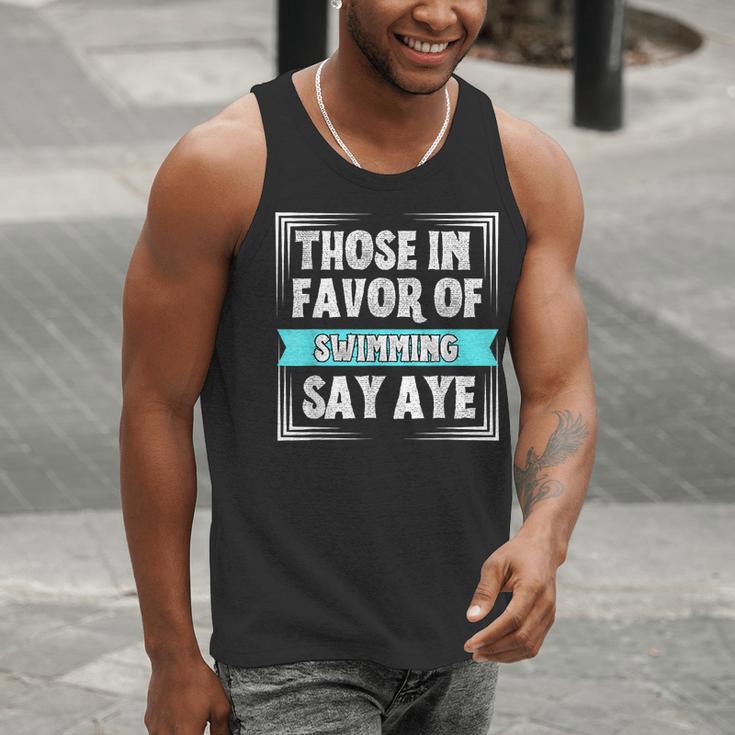 Swimming Swim Swimmer Men Tank Top