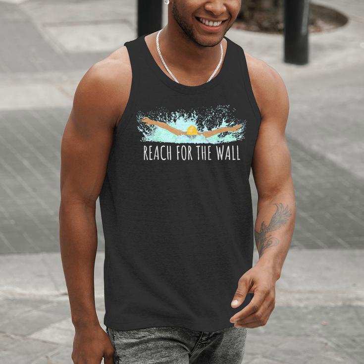 Swimming Swim Team Gear For a Swimmer Quote Saying Men Tank Top