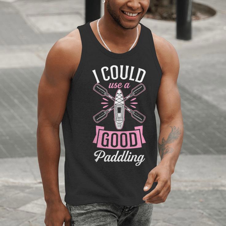 I Could Use A Good Paddling River Lake Canoe Kayak Men Tank Top I Could Use A Good Paddling River Lake Canoe Kayak Men Tank Top