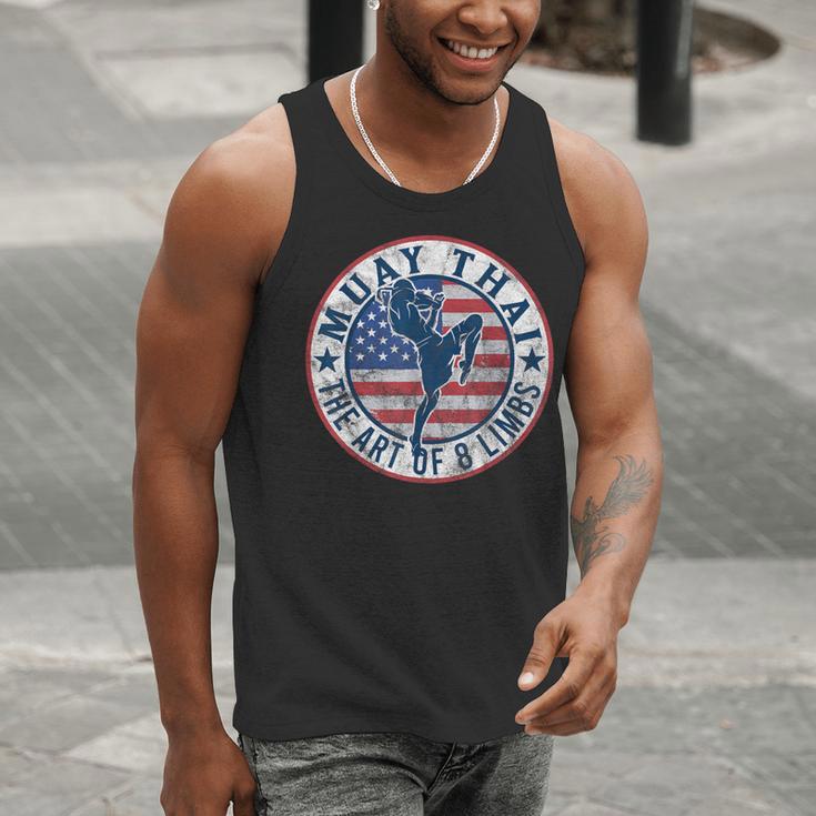 Vintage Muay Thai Karate Boxing Mixed Martial Arts Men Tank Top