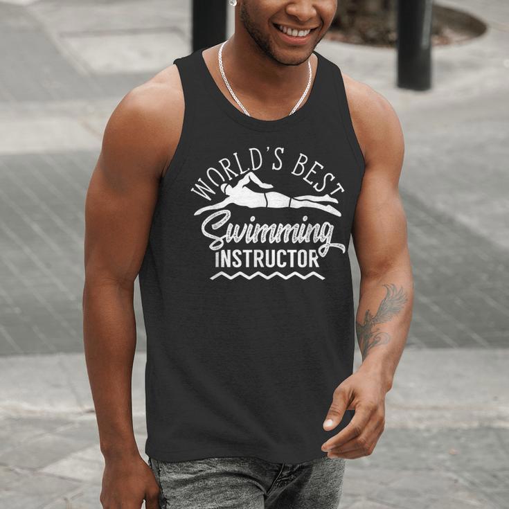 World's Best Swimming Instructor Teacher Coach Swim Men Women Kids Men Tank Top