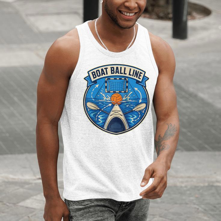 Boat Ball LINE Kayak Polo Canoe Team Raglan Baseball Tee Men Tank Top