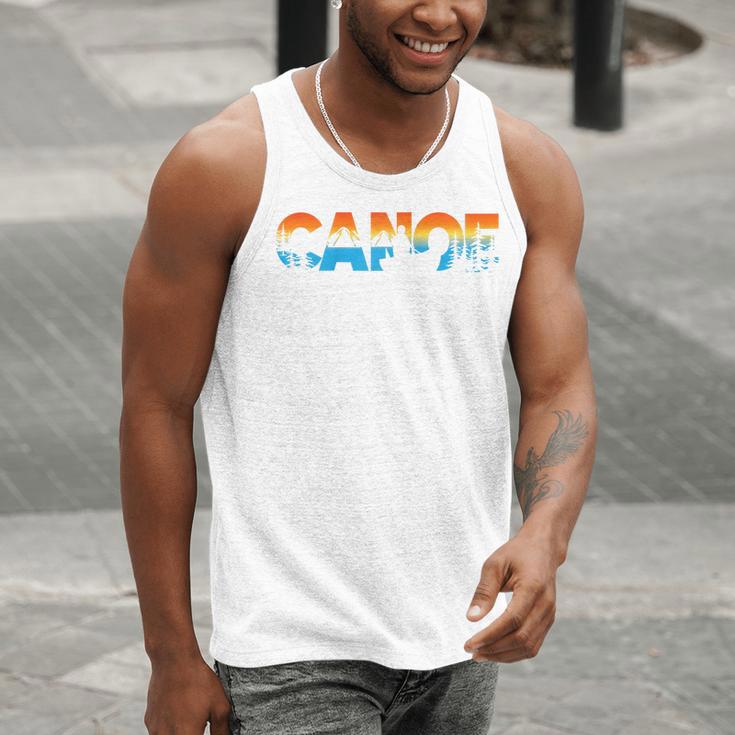 Canoe Canoeing Retro Canoe Raglan Baseball Tee Men Tank Top