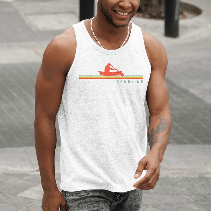 Canoe Canoeing Retro Vintage Canoeing Men Tank Top