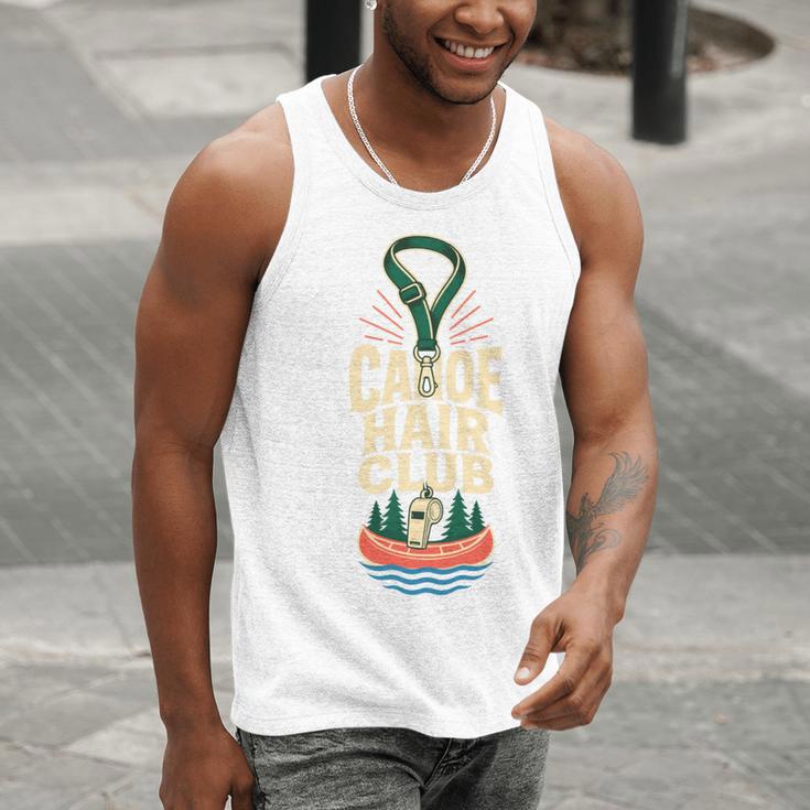 Canoe Hair Club Paddling Retro Men Tank Top