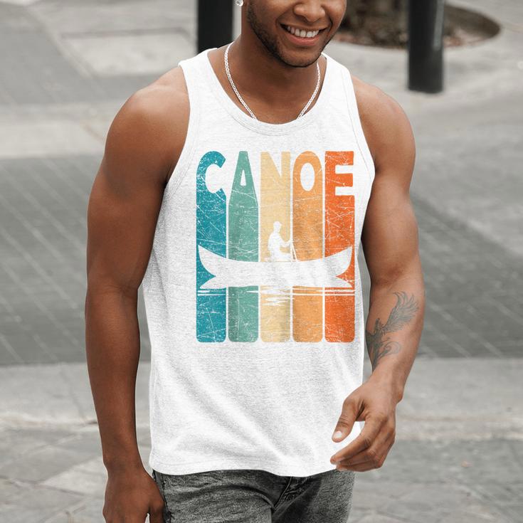 Canoe Vintage Canoeing Retro Canoe Paddling Raglan Baseball Tee Men Tank Top