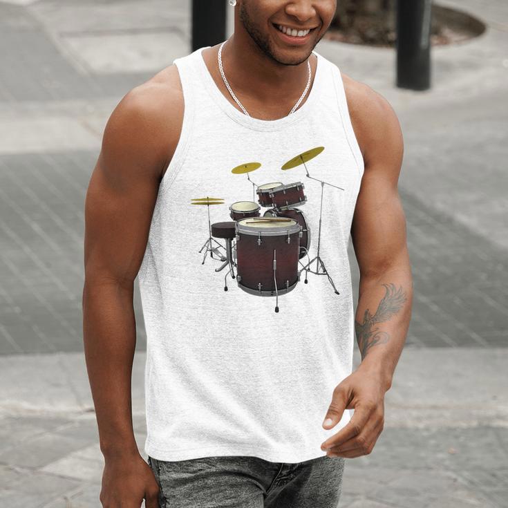 Drummer Drum Kit Premium Tri-Blend Men Tank Top Drummer Drum Kit Premium Tri-Blend Men Tank Top