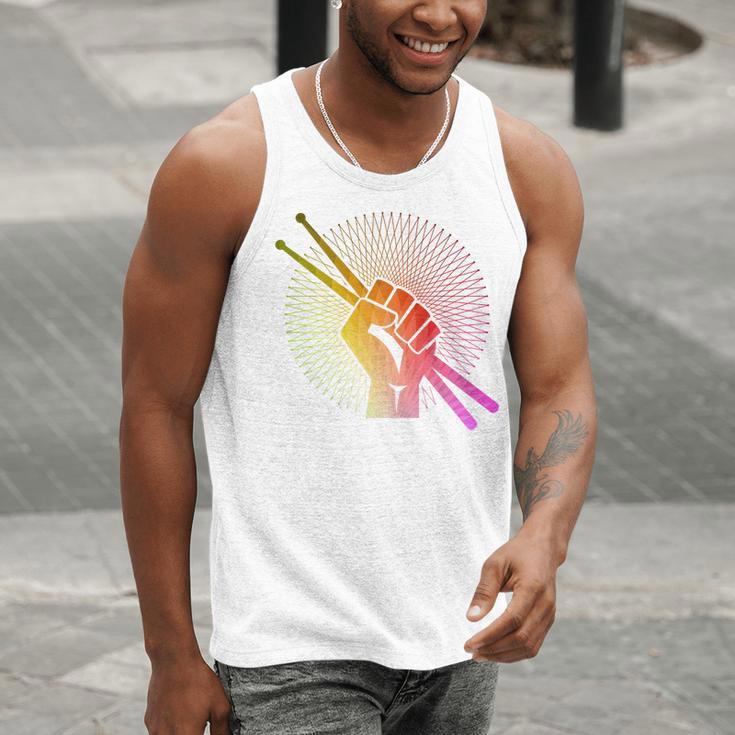 Drummer Drumsticks Fist Drum Kit Sweatshirt Men Tank Top Drummer Drumsticks Fist Drum Kit Sweatshirt Men Tank Top