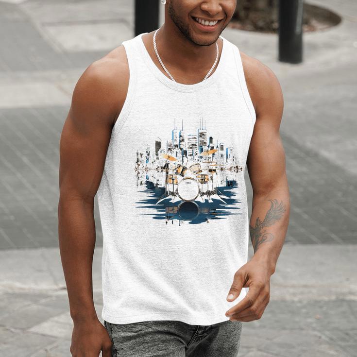 Drumset Drum Kit Music Drummer Drumming Men Tank Top Drumset Drum Kit Music Drummer Drumming Men Tank Top