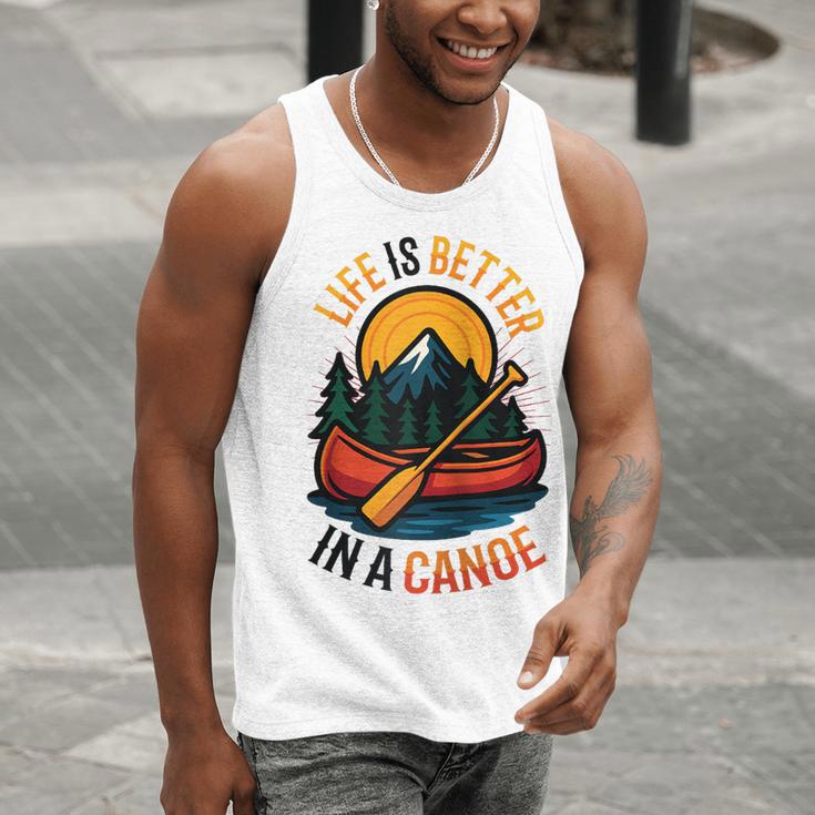 Life Is Better In A Canoe Canoeing Raglan Baseball Tee Men Tank Top Life Is Better In A Canoe Canoeing Raglan Baseball Tee Men Tank Top