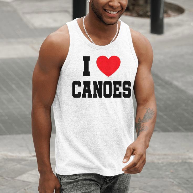 I Love Canoes Men Tank Top I Love Canoes Men Tank Top