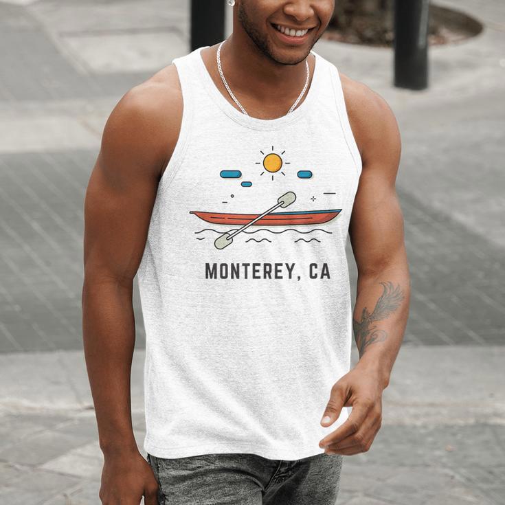 Monterey California Kayak Canoe Paddling Outdoor Men Tank Top Monterey California Kayak Canoe Paddling Outdoor Men Tank Top