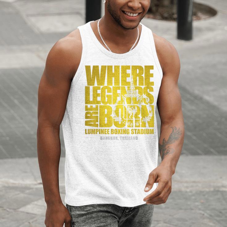 Muay Thai Lumpinee Boxing Stadium Where Legend Born Men Tank Top