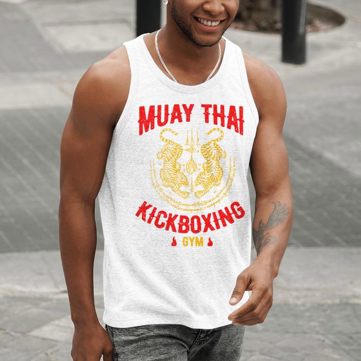 Muay Thai Tiger Kickboxing Gym MMA Street Fight Kickboxing Men Tank Top