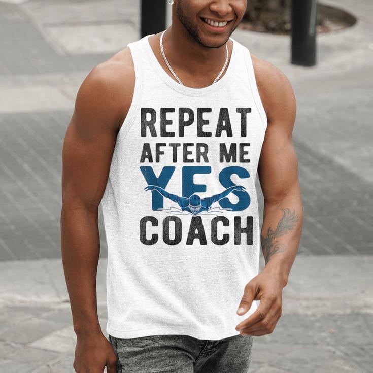 Repeat Yes Swim Coach Swimming Coach Men Tank Top