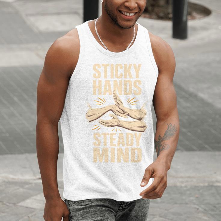 Sticky Hands Steady Mind Muay Thai Boxing Men Tank Top Sticky Hands Steady Mind Muay Thai Boxing Men Tank Top