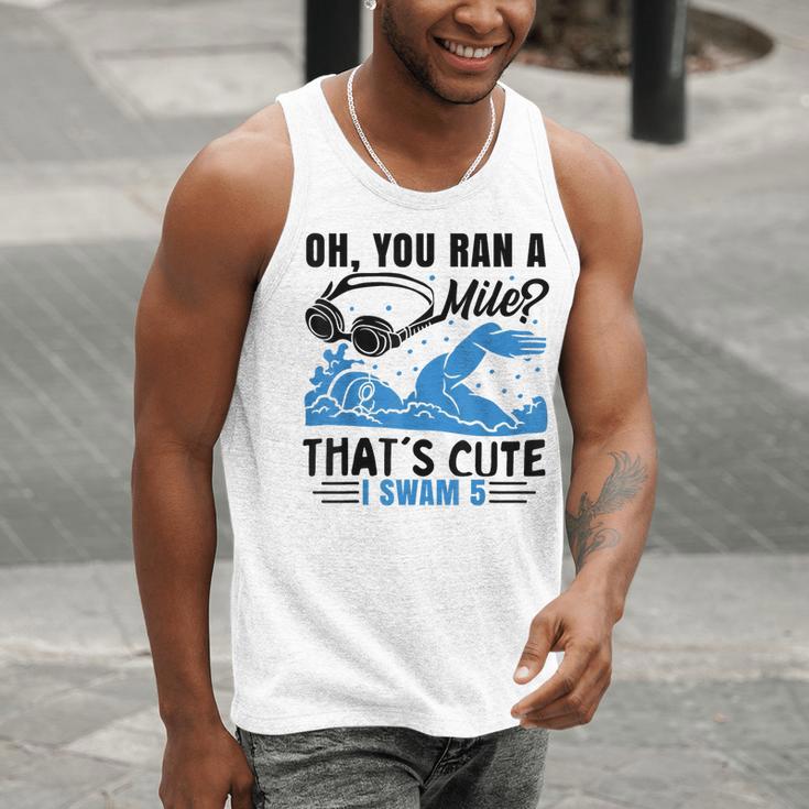 Swimmer Swimming Men Tank Top