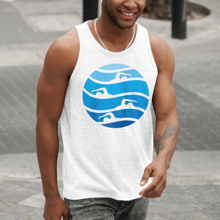 Swimming Freestyle Raglan Baseball Tee Men Tank Top Swimming Freestyle Raglan Baseball Tee Men Tank Top