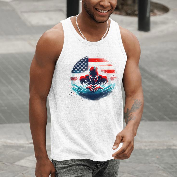 Swimming United States American Swimming Apparel Swimming Men Tank Top Swimming United States American Swimming Apparel Swimming Men Tank Top