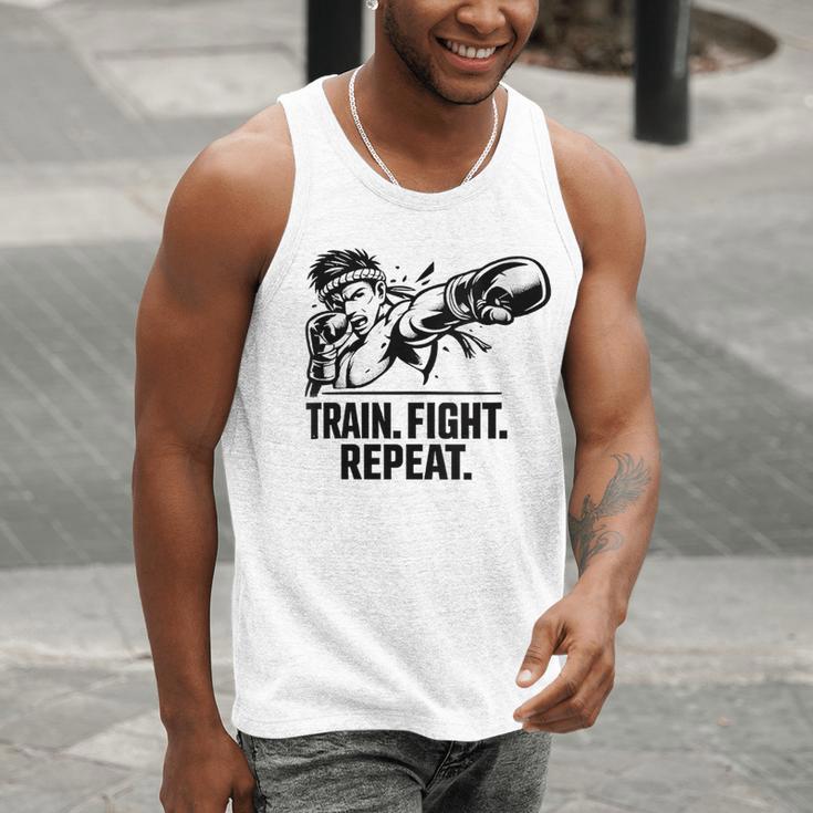 Women's Train Fight Repeat Nak Muay Thai Boxing Fighter Men Tank Top