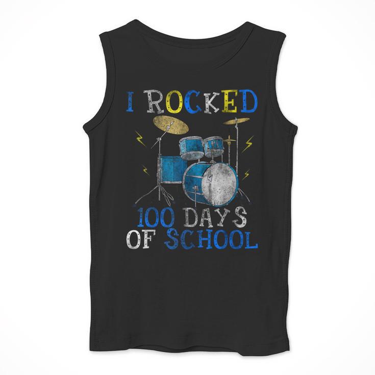100th Day Of SchoolShirt Happy 100 Days Drum Kit Music Men Tank Top 100th Day Of SchoolShirt Happy 100 Days Drum Kit Music Men Tank Top
