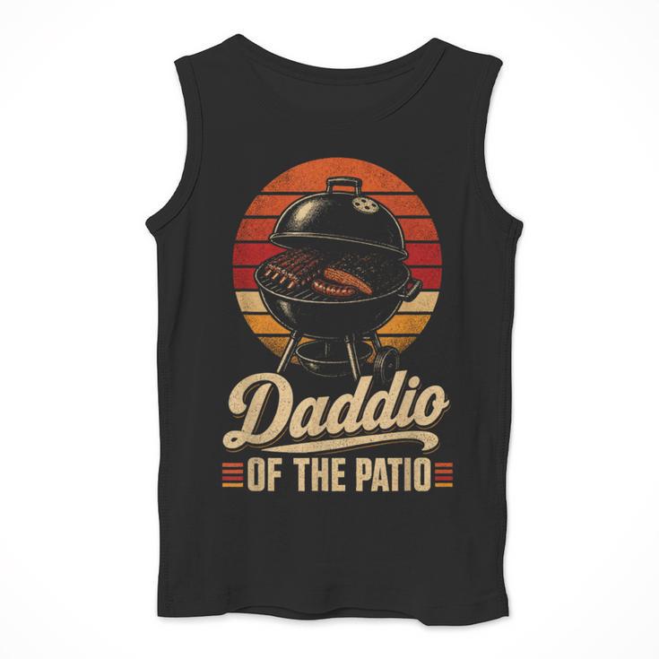 BBQ Dad Daddio Of The Patio Fathers Day Grilling Men Tank Top