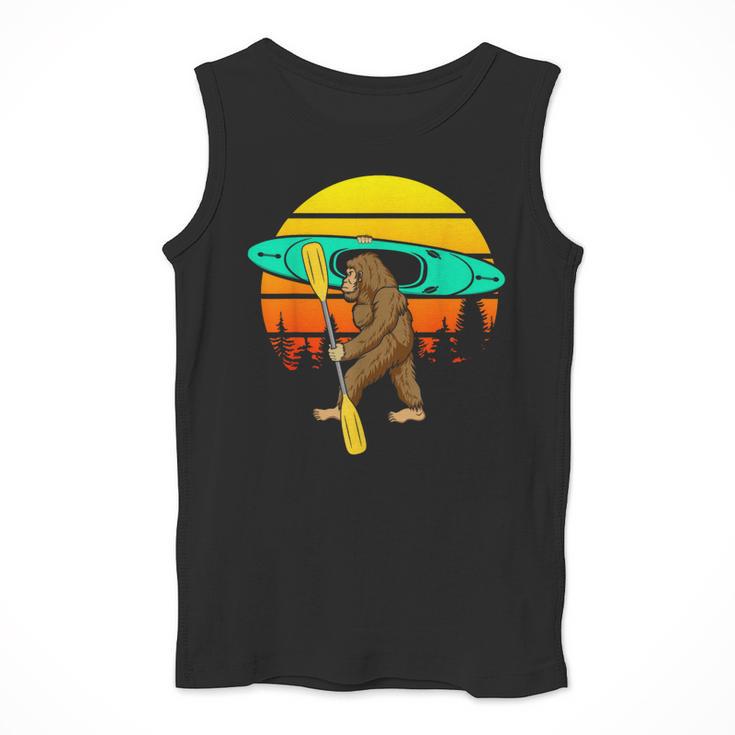 Bigfoot Kayak Paddling Lake Rafts Inflatable Canoe Sasquatch Men Tank Top