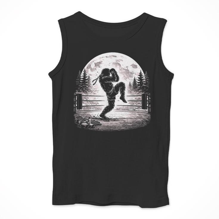 Bigfoot Muay Thai Boxer Martial Arts Sasquatch Men Tank Top