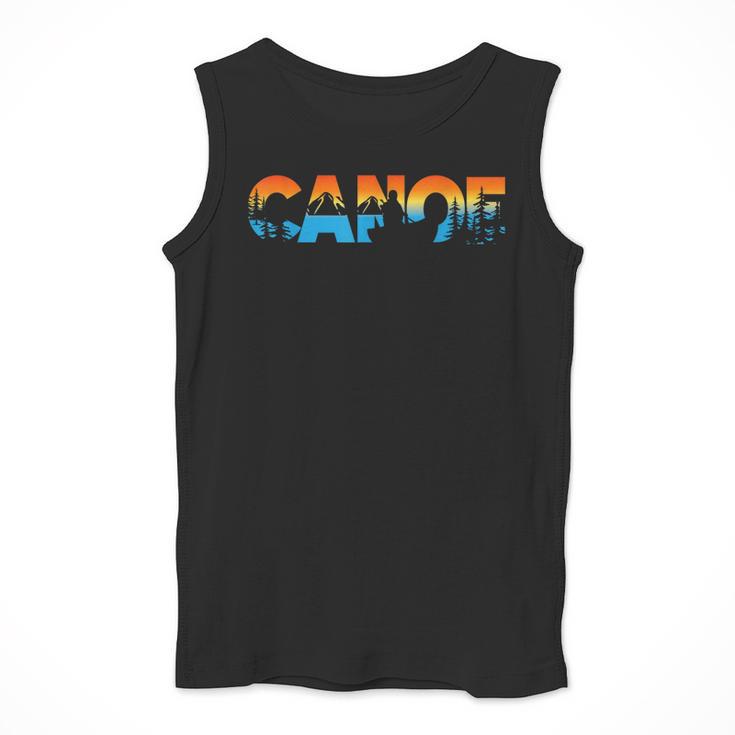 Canoe Canoeing Retro Canoe Men Tank Top