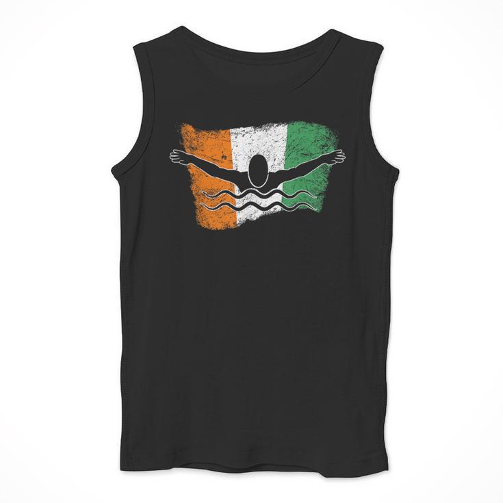 Cool Ireland Flag Vintage Irish Flag Swimmer Fly Swimming Men Tank Top Cool Ireland Flag Vintage Irish Flag Swimmer Fly Swimming Men Tank Top