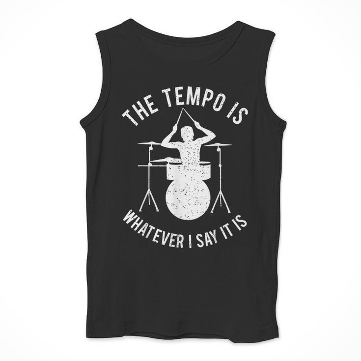 Drum Kit Graphic For a Drummer With Percussion Instruments Men Tank Top Drum Kit Graphic For a Drummer With Percussion Instruments Men Tank Top