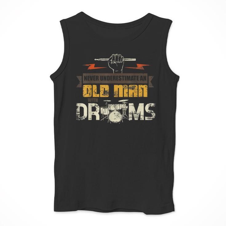 Drummer Drummer Pensioner Drum Kit Men Tank Top Drummer Drummer Pensioner Drum Kit Men Tank Top
