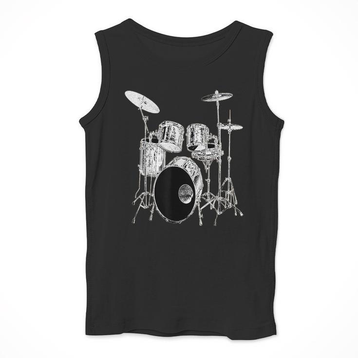 Drums Drum Kit Music Men Tank Top Drums Drum Kit Music Men Tank Top