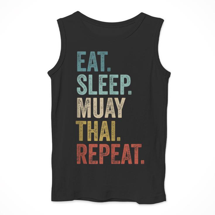 Eat Sleep Muay Thai Repeat Thai Boxing Men Tank Top