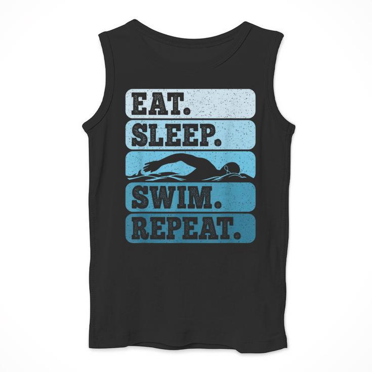 Eat Sleep Swim Vintage Swimming Lover Swimmer Men Women Men Tank Top Eat Sleep Swim Vintage Swimming Lover Swimmer Men Women Men Tank Top