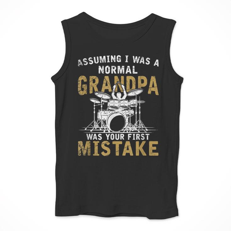Grandpa Drummer Father's Day Drum Kit Men Tank Top Grandpa Drummer Father's Day Drum Kit Men Tank Top
