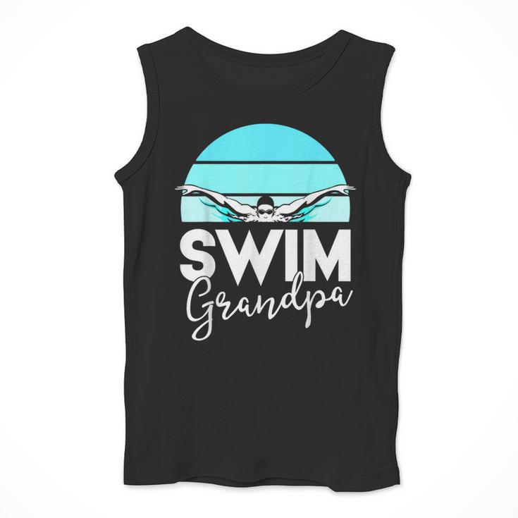 Grandpa Papa Swimming Meet Swimmer Swim Team Shirt Men Tank Top Grandpa Papa Swimming Meet Swimmer Swim Team Shirt Men Tank Top