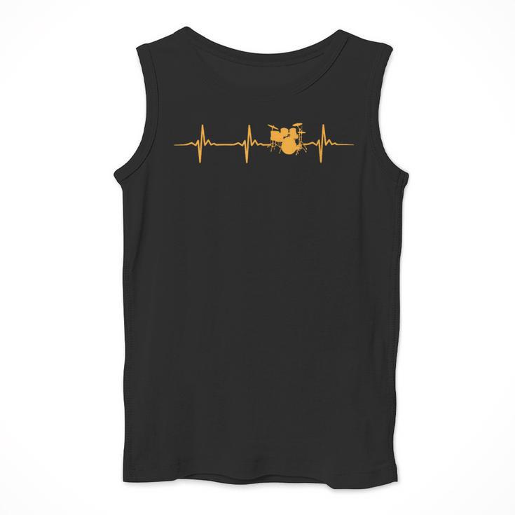 Great Drum Kit Heartbeat Drummer Men Tank Top Great Drum Kit Heartbeat Drummer Men Tank Top