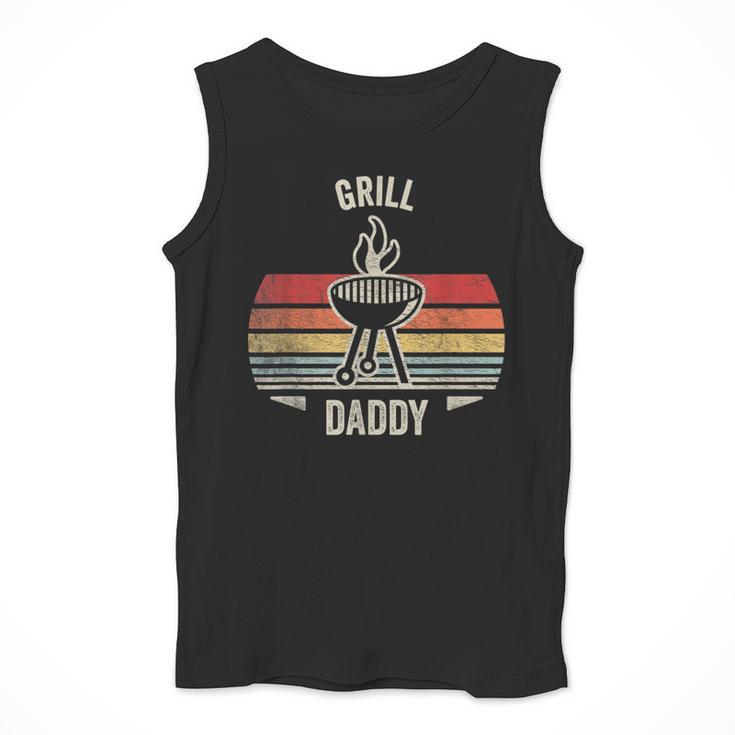 Grill Daddy BBQ Dad Retro Vintage Grilling Graphic Men Tank Top Grill Daddy BBQ Dad Retro Vintage Grilling Graphic Men Tank Top