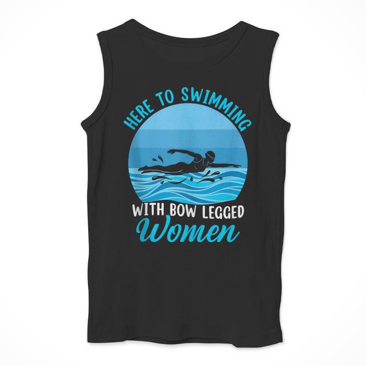 Here's To Swimming With Bow Legged Women Swimming Men Tank Top