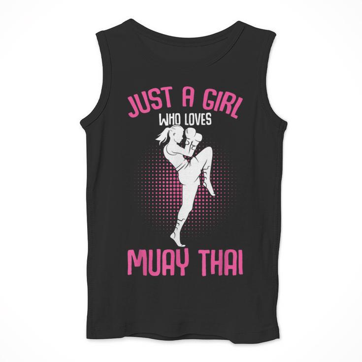 Just a Girl Who Loves Muay Thai Kids Girls Men Tank Top Just a Girl Who Loves Muay Thai Kids Girls Men Tank Top
