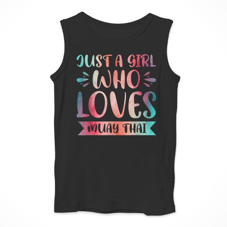 Just a Girl Who Loves Muay Thai Men Tank Top